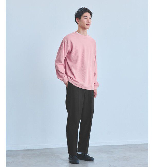 UNITED ARROWS green label relaxing「ウェーブ サーマル クルーネック Tシャツ」|Tシャツ・カットソー|