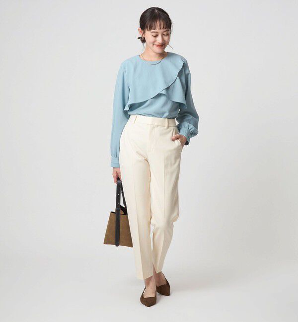 UNITED ARROWS green label relaxing「［size SHORT/TALLあり］キチント ウラキモウ  ALLFIT テーパードパンツ」|スラックス|