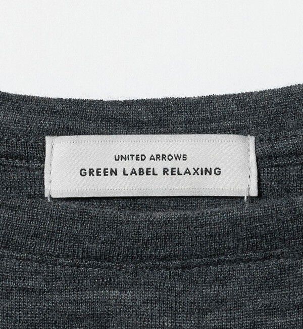 UNITED ARROWS green label relaxing「ウール フライス クルーネック カットソー  ウォッシャブル」|Tシャツ・カットソー|