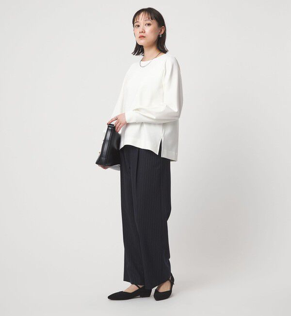 UNITED ARROWS green label relaxing「ポンチ ボリューム スリーブ プルオーバー カットソー」|Tシャツ・カットソー|