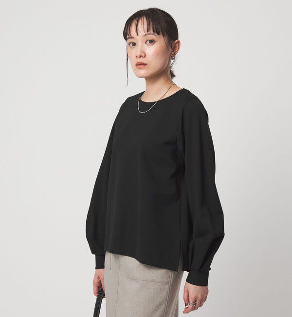 UNITED ARROWS green label relaxing「ポンチ ボリューム スリーブ プルオーバー カットソー」|Tシャツ・カットソー|