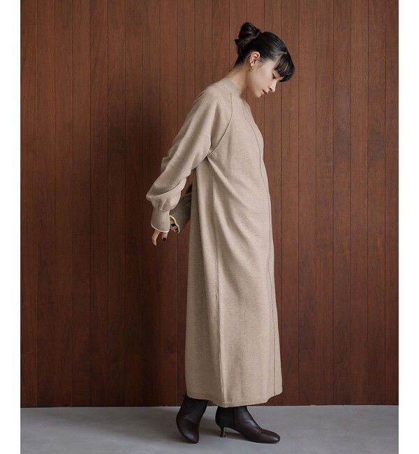 EMMEL REFINES「＜EMMEL REFINES＞EM ハイショク ニット ロング ワンピース」|ワンピース|