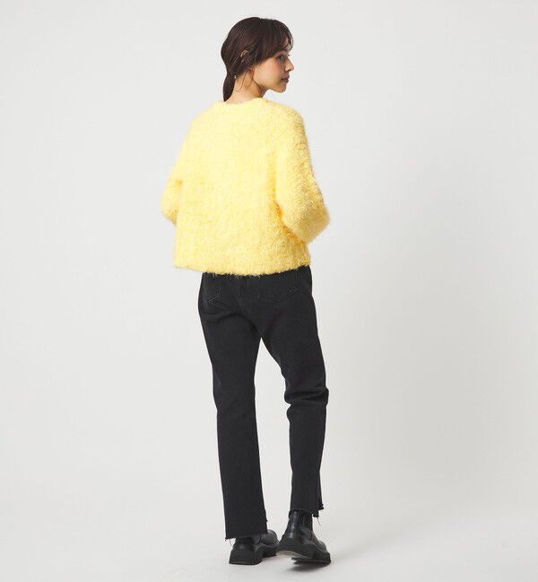 EMMEL REFINES「＜EMMEL REFINES＞EM ポコスラブ フラッフィー カーディガン」|カーディガン|