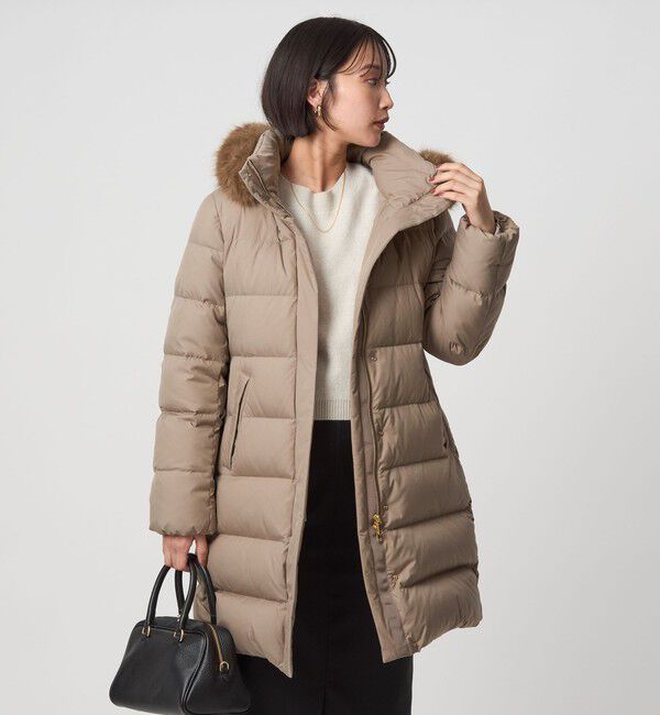 UNITED ARROWS green label relaxing「フード ロング ダウン」|ダウン|