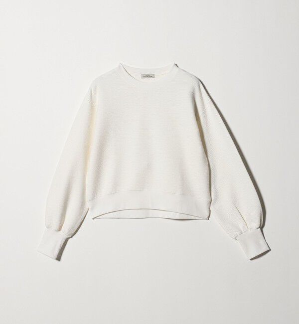 UNITED ARROWS green label relaxing「【WEB限定】＜at ease＞フクレ ジャカード プルオーバー カットソー」|Tシャツ・カットソー|