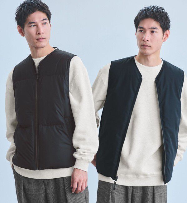 UNITED ARROWS green label relaxing「【別注】＜TAION＞ドライバーズ リバーシブル ダウン ベスト」|ダウン|