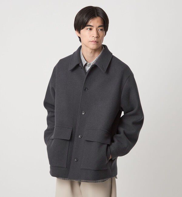 UNITED ARROWS green label relaxing「SENTDALE WOOL カバーオール」|ブルゾン・スタジャン|