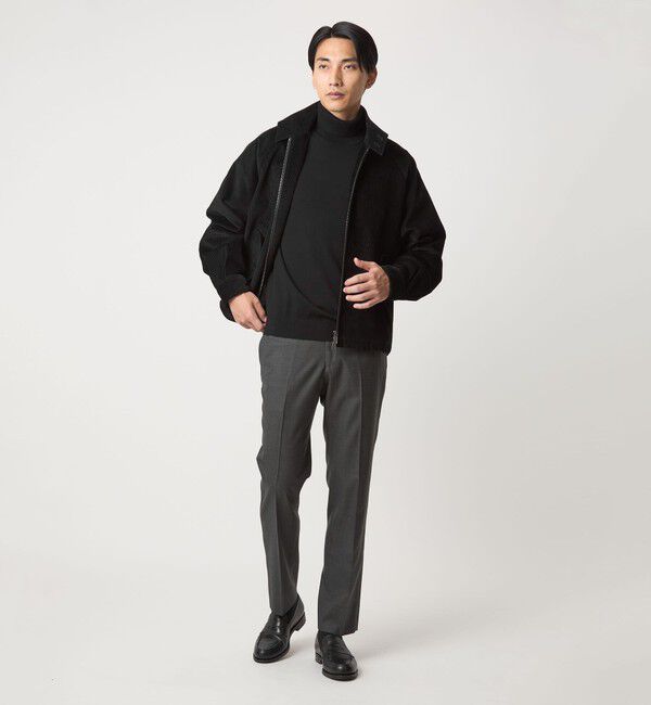 UNITED ARROWS green label relaxing「Super 120&rsquo;s ハイゲージ タートルネック ニット」|ニット・セーター|