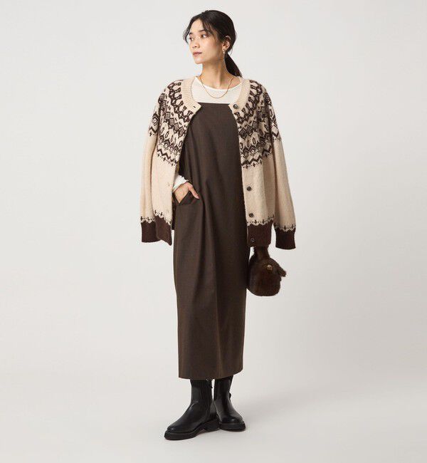 UNITED ARROWS green label relaxing「［size SHORTあり］ライト サキソニー キャミソール ワンピース ウォッシャブル」|ワンピース|