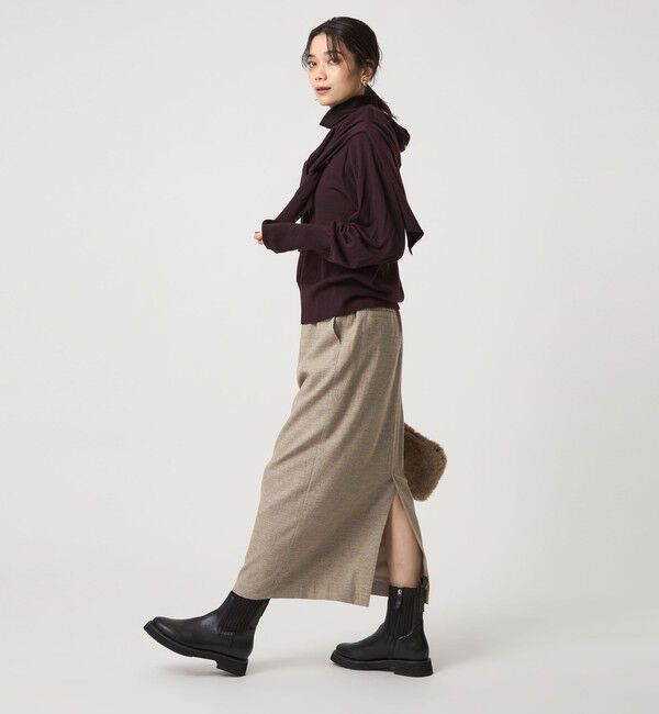 UNITED ARROWS green label relaxing「［size SHORTあり］ライト サキソニー タイト スカート ウォッシャブル」|タイト|