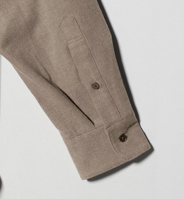 UNITED ARROWS green label relaxing「TRフラノ ジャストルーズ レギュラーカラー シャツ -ストレッチ-」|シャツ・ブラウス|