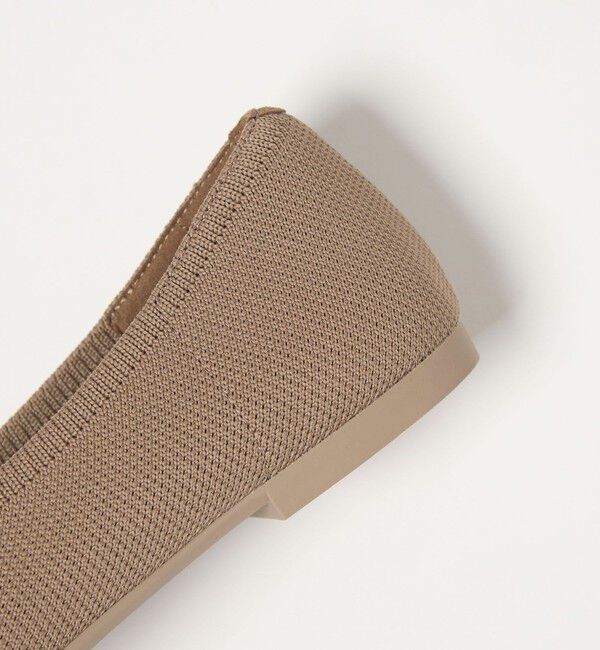 UNITED ARROWS green label relaxing「ウェルネス スクエア バレエシューズ / フラットシューズ 撥水 ウォッシャブル」|バレエシューズ|