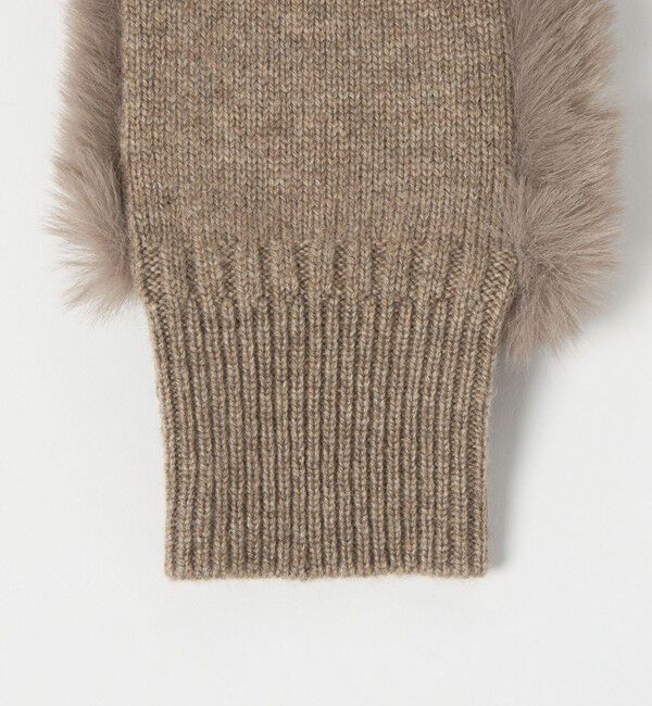 UNITED ARROWS green label relaxing「＜VINCENT PRADIER＞ファーライク グローブ」|手袋|