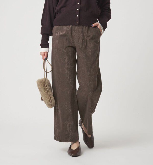 UNITED ARROWS green label relaxing「フィブリルサテン パンツ」|その他|