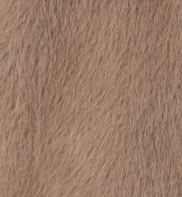 UNITED ARROWS green label relaxing「フェイクファー ノーカラー コート」|ノーカラーコート|