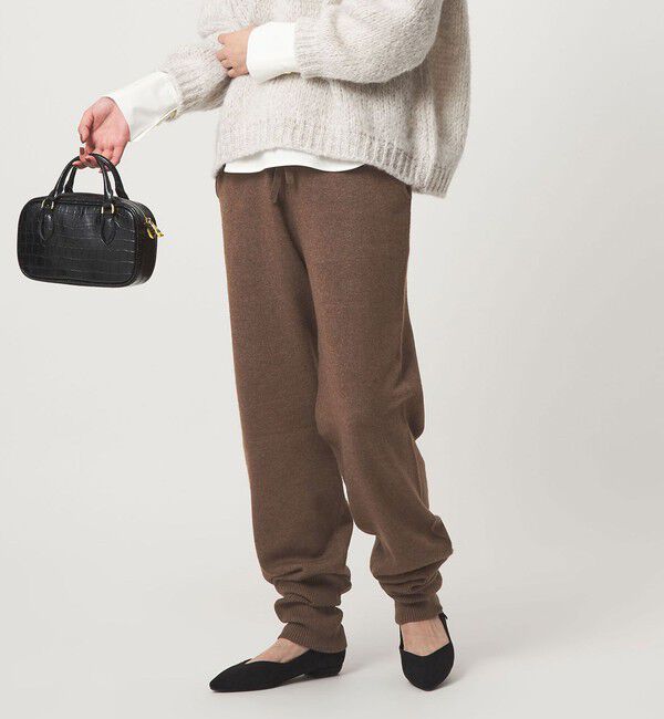 UNITED ARROWS green label relaxing「【WEB限定】＜at ease＞ジョグ ニット パンツ ウォッシャブル」|その他|MD.BROWN