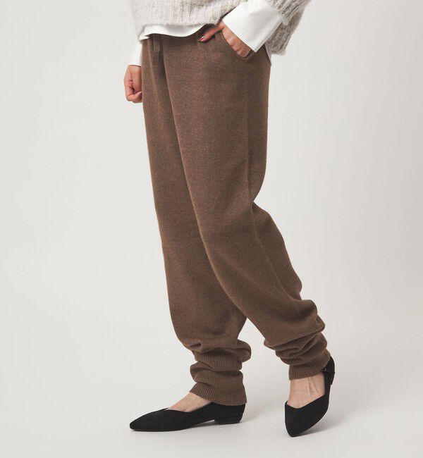 UNITED ARROWS green label relaxing「【WEB限定】＜at ease＞ジョグ ニット パンツ ウォッシャブル」|その他|