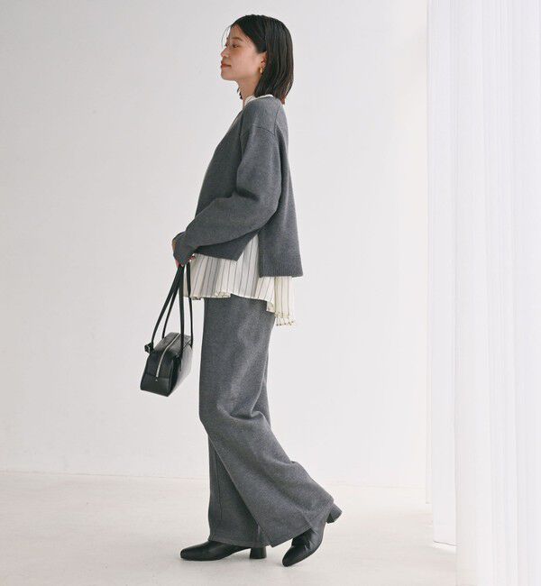 UNITED ARROWS green label relaxing「【WEB限定】＜at ease＞ニット パンツ ウォッシャブル」|その他|