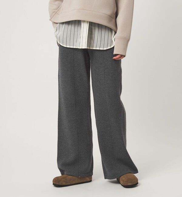 UNITED ARROWS green label relaxing「【WEB限定】＜at ease＞ニット パンツ ウォッシャブル」|その他|