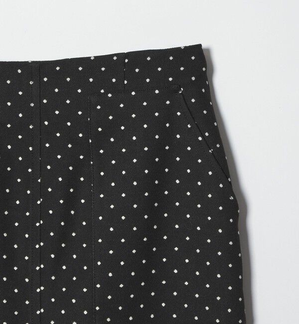 UNITED ARROWS green label relaxing「キチントボトムス ドット ジャガード Iライン スリム タイト スカート ウォッシャブル ストレッチ」|タイト|