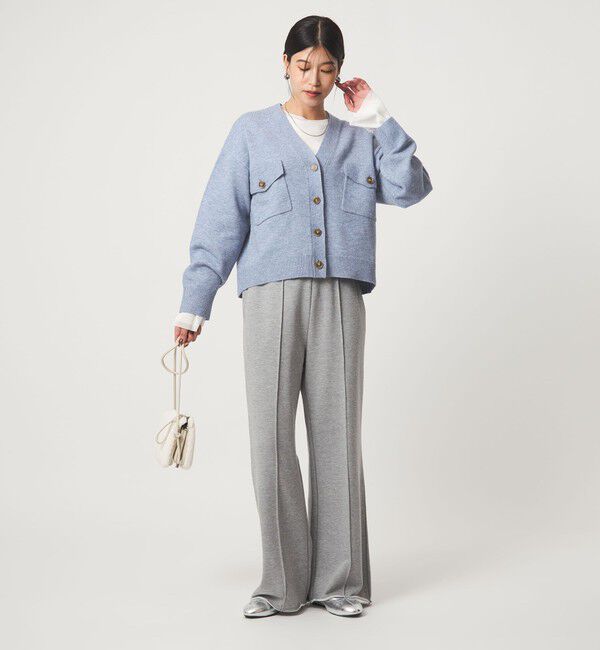 UNITED ARROWS green label relaxing「【WEB限定】＜at ease＞ダブルポケット ニット カーディガン」|カーディガン|