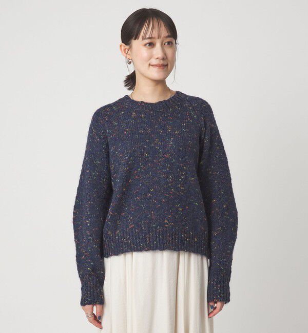 UNITED ARROWS green label relaxing「ミックスヤーン プルオーバー ニット」|ニット・セーター|