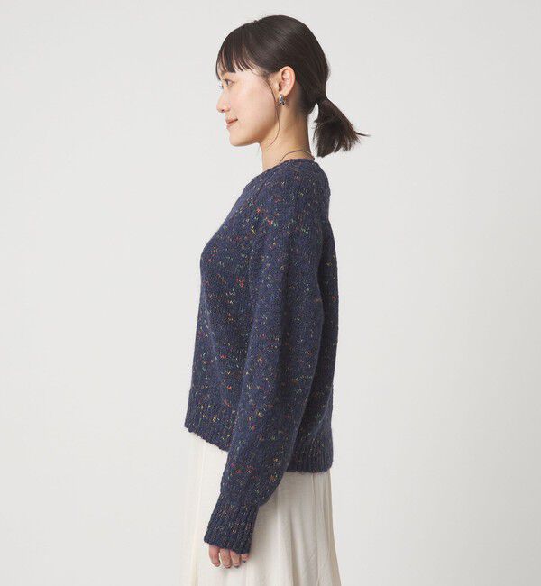 UNITED ARROWS green label relaxing「ミックスヤーン プルオーバー ニット」|ニット・セーター|