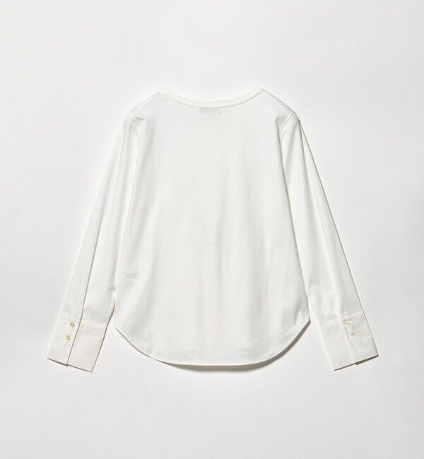 UNITED ARROWS green label relaxing「ドッキング カフス ロングスリーブ プルオーバー カットソー」|Tシャツ・カットソー|