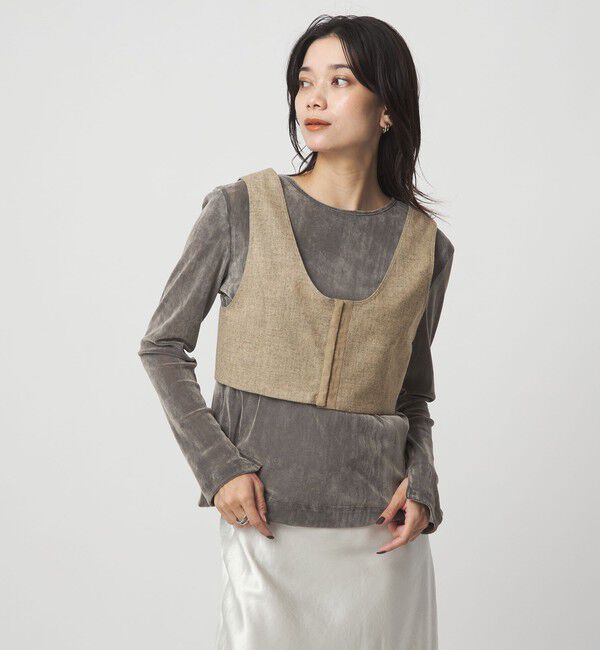 UNITED ARROWS green label relaxing「＜SEASONAL COLLECTION＞ビスチェ」|ベスト・ジレ|BEIGE