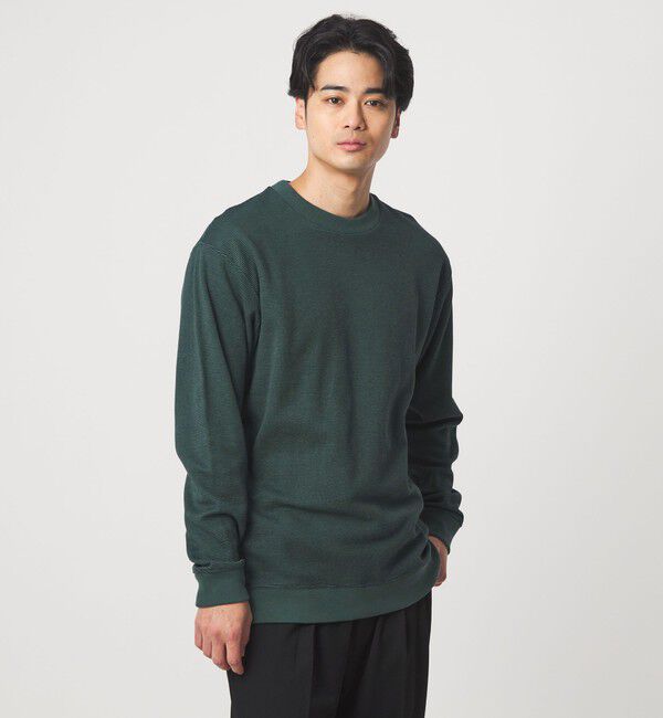 UNITED ARROWS green label relaxing「ミラノ リブ ダブルフェイス クルーネック カットソー」|Tシャツ・カットソー|