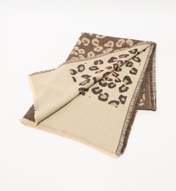 UNITED ARROWS green label relaxing「レオパード ジャガード ストール」|ストール|