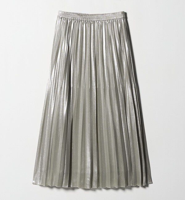 UNITED ARROWS green label relaxing「ハクプリント プリーツ スカート」|フレア|