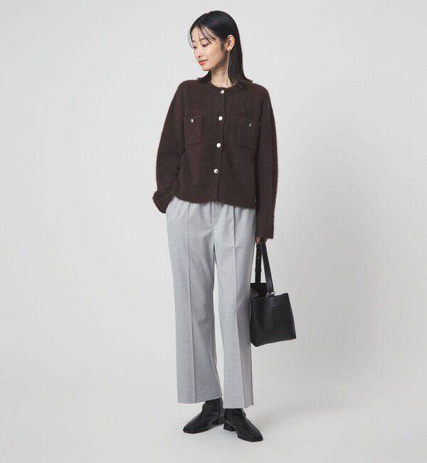 UNITED ARROWS green label relaxing「ヘアリー ニット ジャケットライク カーデイガン」|カーディガン|