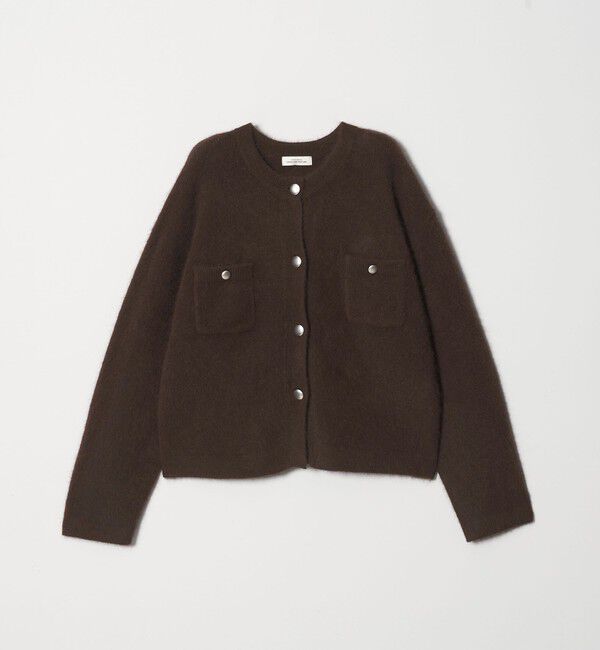 UNITED ARROWS green label relaxing「ヘアリー ニット ジャケットライク カーデイガン」|カーディガン|