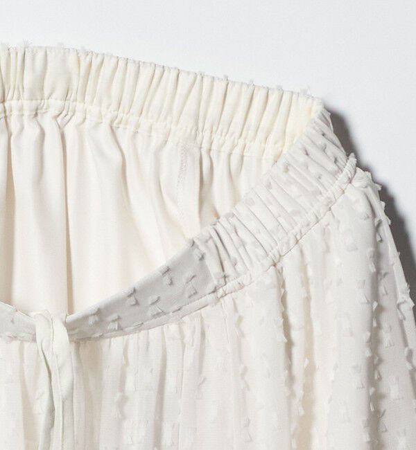 UNITED ARROWS green label relaxing「プチ リボンモチーフ ジャガード スカート」|フレア|