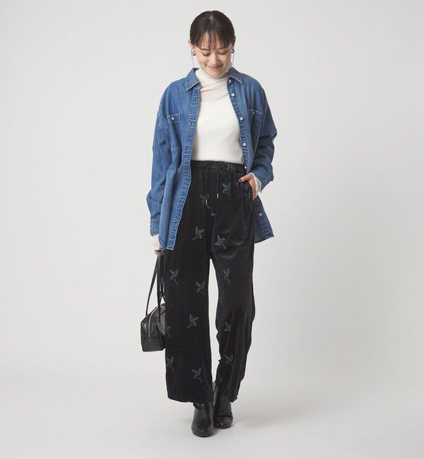 UNITED ARROWS green label relaxing「ベロア シシュウ パンツ」|その他|