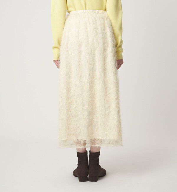 UNITED ARROWS green label relaxing「シアー レース ギャザー スカート」|スカート|
