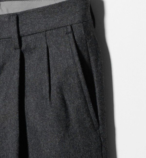 UNITED ARROWS green label relaxing「DC W/N 2プリーツ ワイド スラックス」|スラックス|