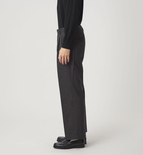 UNITED ARROWS green label relaxing「DC W/N 2プリーツ ワイド スラックス」|スラックス|