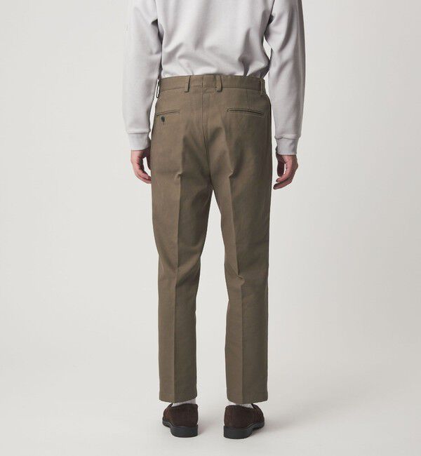UNITED ARROWS green label relaxing「DC コットン 1プリーツ ストレート ドレスチノ パンツ」|スラックス|