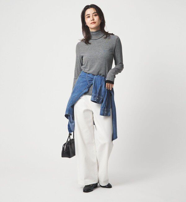 UNITED ARROWS green label relaxing「ベアテン フェイクレイヤード タートルネック プルオーバー」|Tシャツ・カットソー|