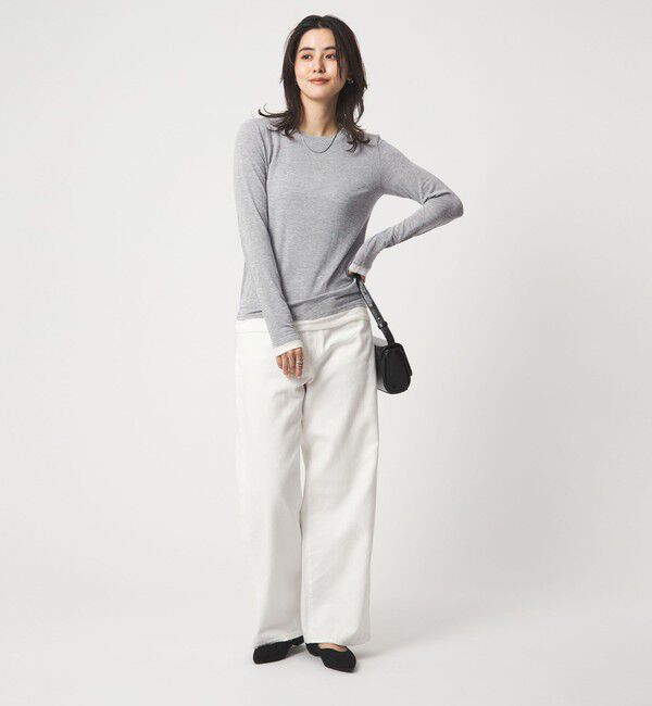 UNITED ARROWS green label relaxing「ベアテン フェイクレイヤード クルーネック プルオーバー」|Tシャツ・カットソー|