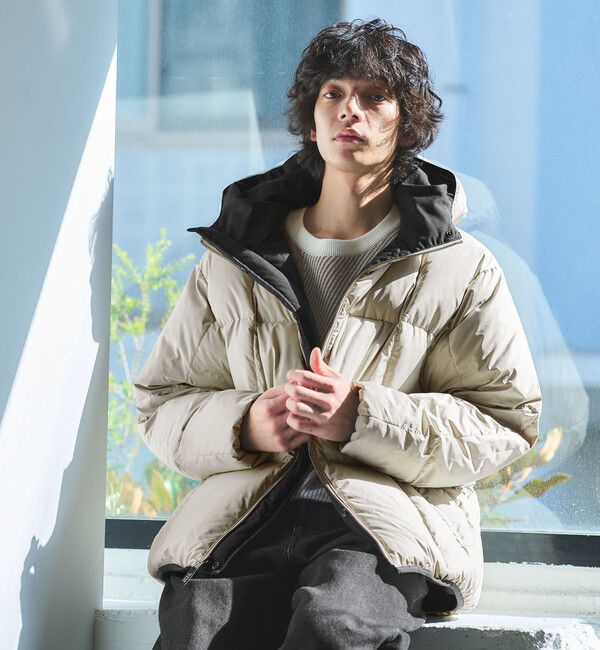 UNITED ARROWS green label relaxing「【別注】＜TAION＞リバーシブル ダウン フーディ ジャケット」|ダウン|