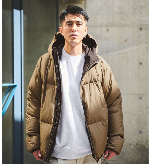 UNITED ARROWS green label relaxing「【別注】＜TAION＞リバーシブル ダウン フーディ ジャケット」|ダウン|