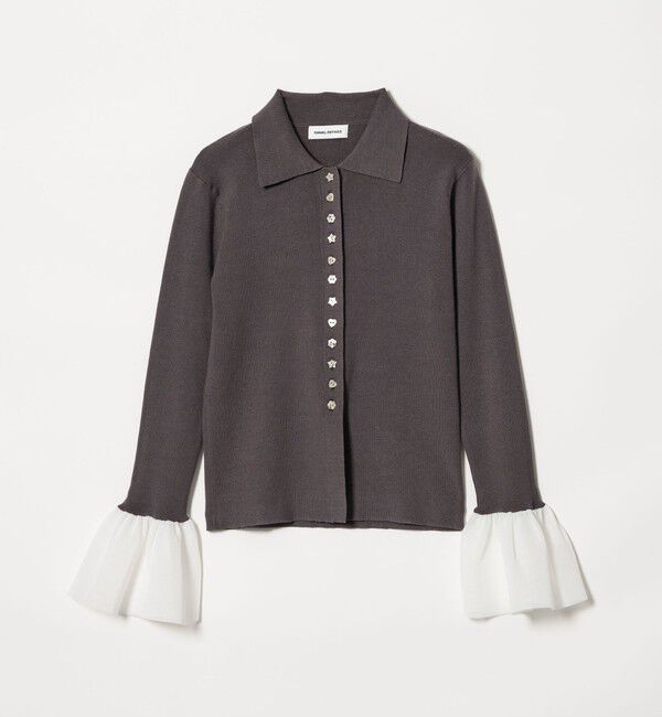 EMMEL REFINES「＜EMMEL REFINES＞EM HW マルチボタン ソデボリューム ニット」|ニット・セーター|