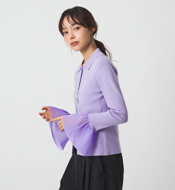 EMMEL REFINES「＜EMMEL REFINES＞EM HW マルチボタン ソデボリューム ニット」|ニット・セーター|