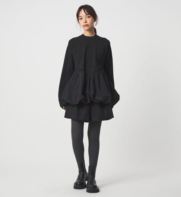 EMMEL REFINES「＜EMMEL REFINES＞EM スソバルーン ニット チュニック」|ニット・セーター|