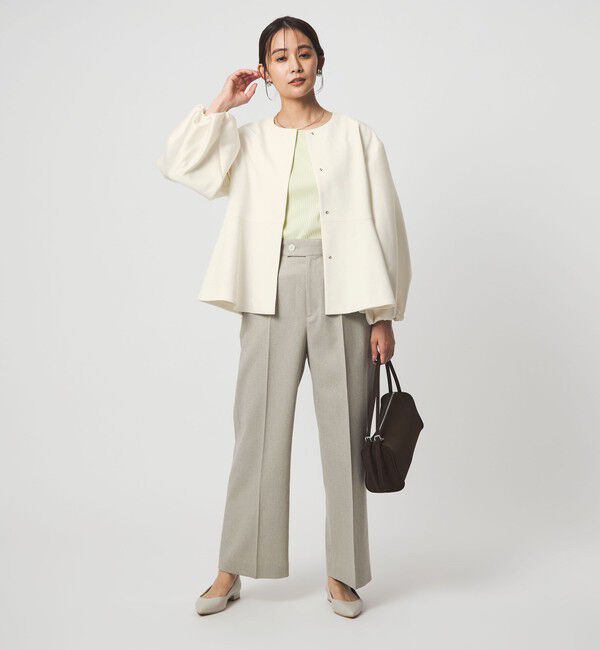 UNITED ARROWS green label relaxing「［size SHORTあり］fleurie(フルリー) フォルム ジャケット」|ノーカラージャケット|