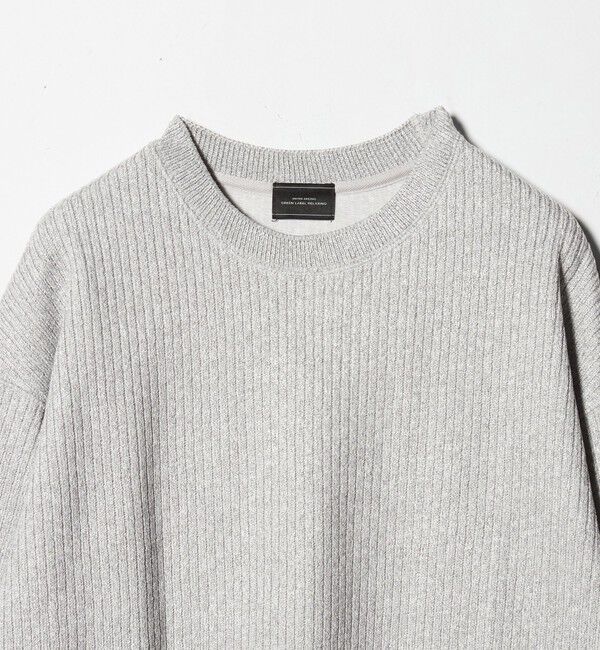 UNITED ARROWS green label relaxing「メランジ ダブルフェイス クルーネック カットソー」|Tシャツ・カットソー|