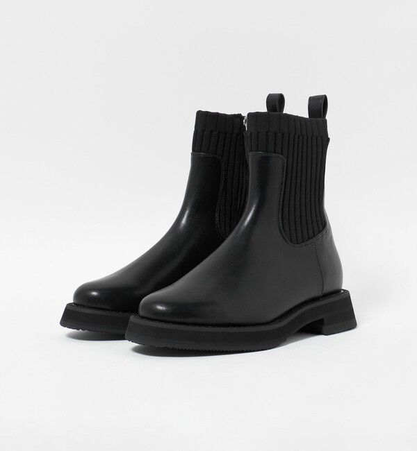 UNITED ARROWS green label relaxing「ストレッチ ショートブーツ / サイドゴア 撥水」|ロングブーツ|